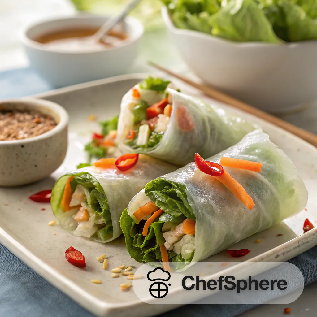 Thai-Inspired Fresh Summer Rolls