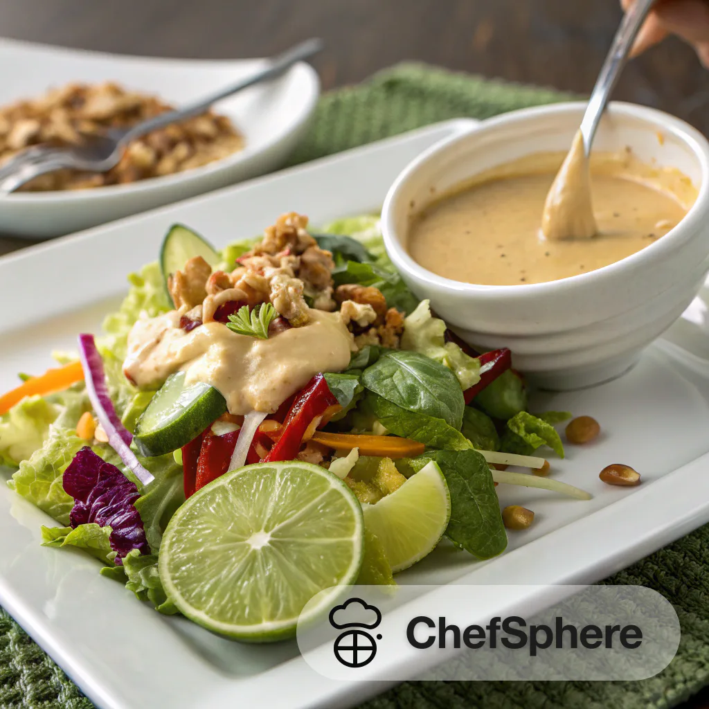 Nutty Cream Dressing for Vibrant Salads