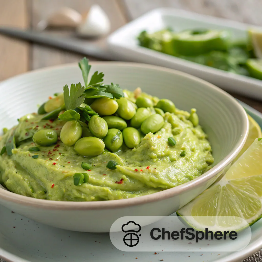 Avocado Edamame Dip: Creamy Guacamole Twist