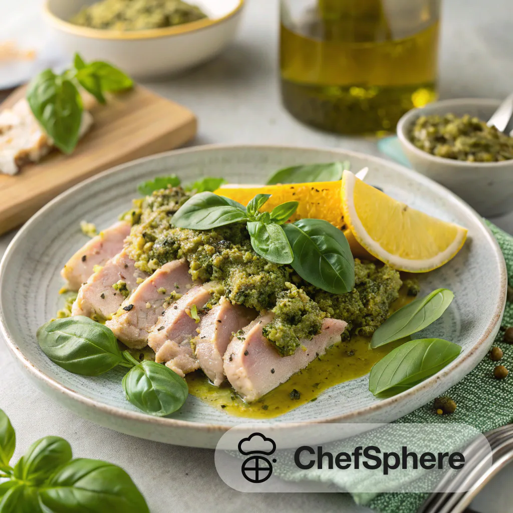 Citrus Tuna Pesto: Refreshing Zestiness