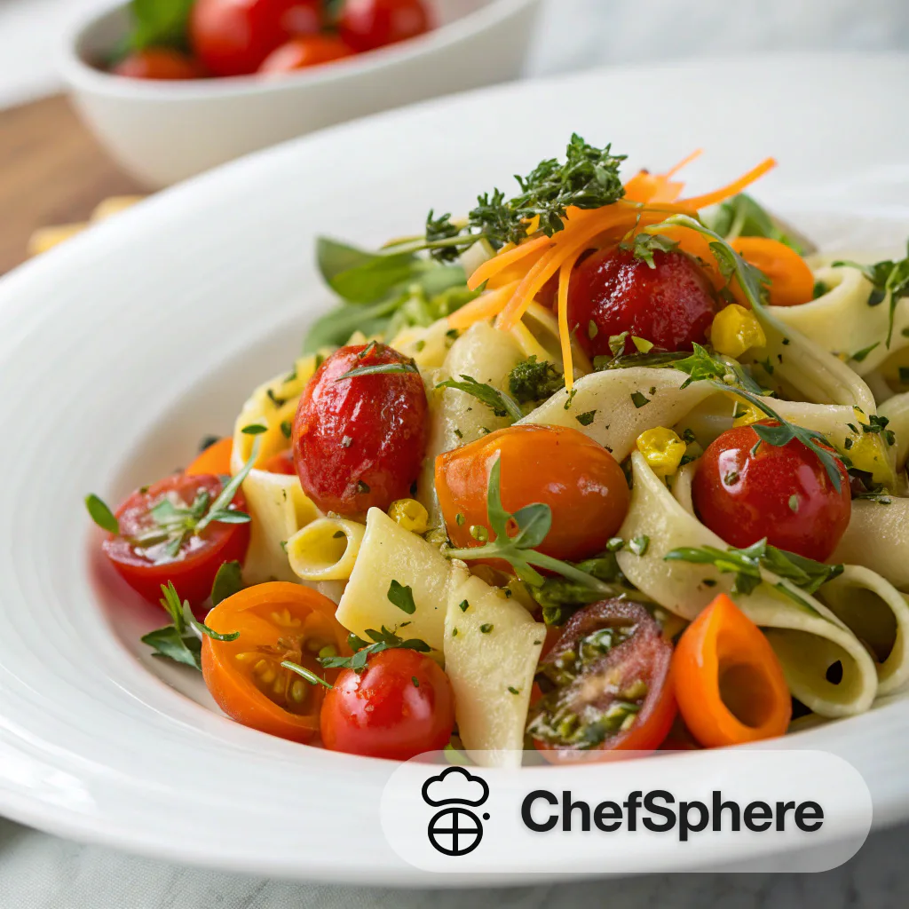 Fresh Tomato Spring Pasta Salad