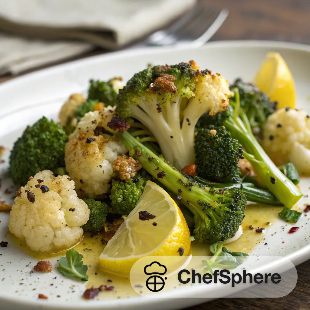 Garlic Lemon Roasted Brassica Medley