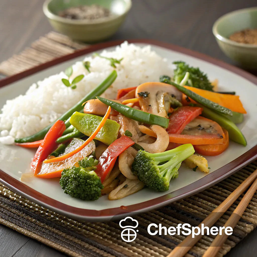 Thai Veggie Stir-Fry with Jasmine Rice