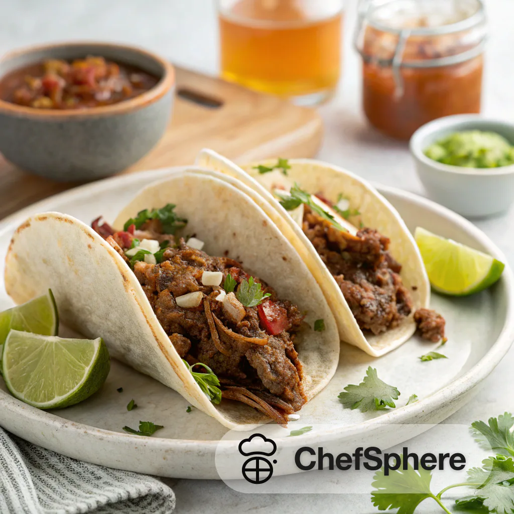 Instant Pot Spiced Beef Tacos