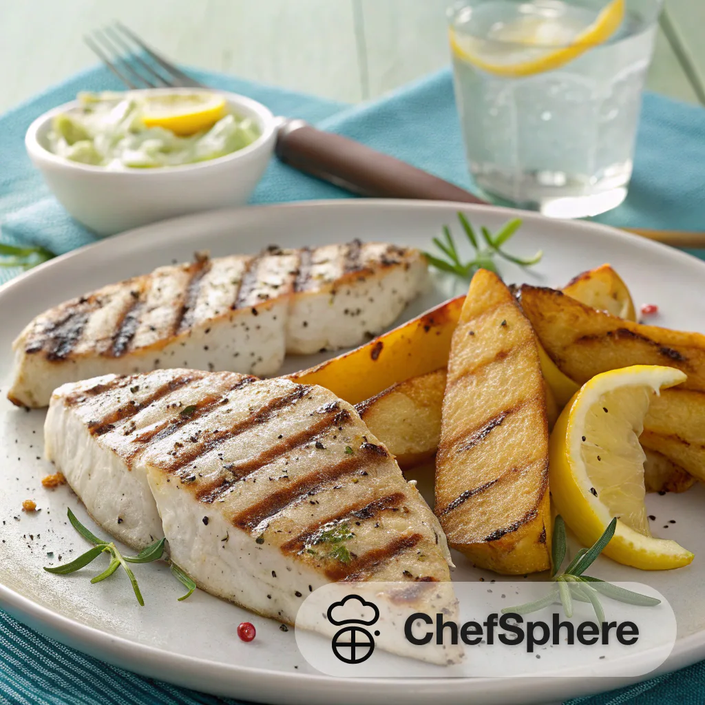 Nantucket-Style Grilled Fish Steaks