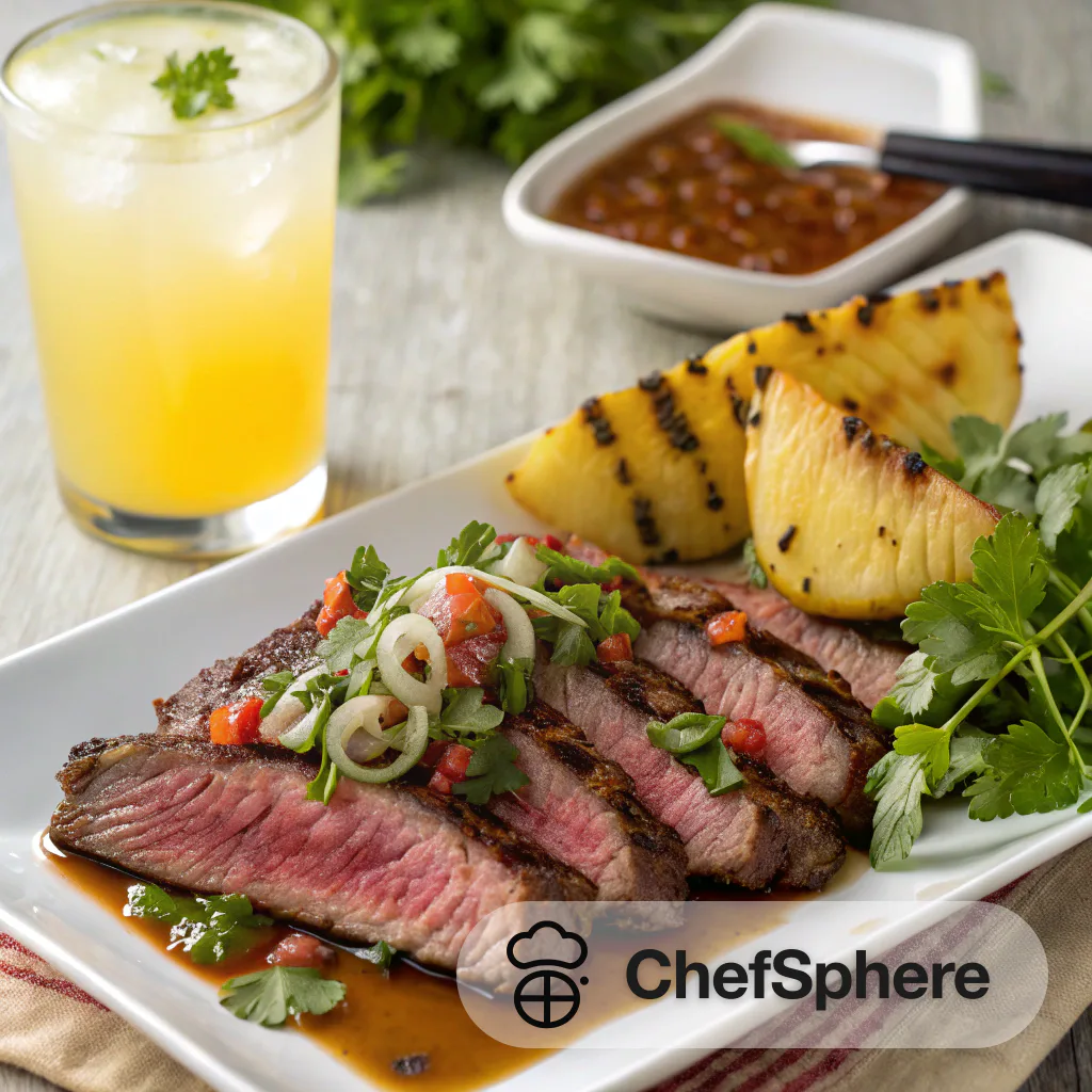 Pacific Grilled Flank Steak with Asian