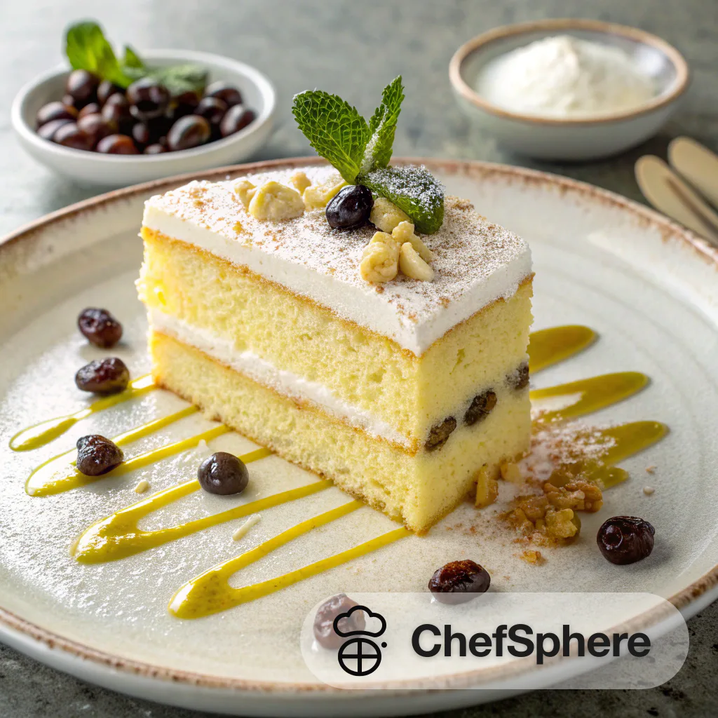 Three Milk Olive Oil Cake