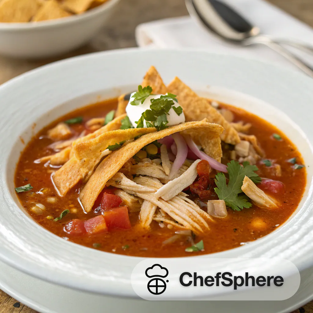 Chicken Tortilla Soup: Hearty and Crispy