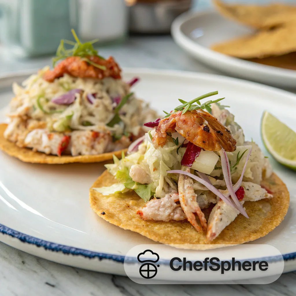 Thai Stone Crab Tostadas with Crunch