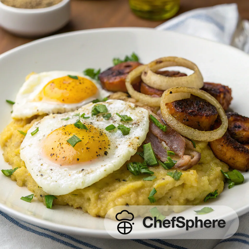 Plantain and Egg Breakfast Mash