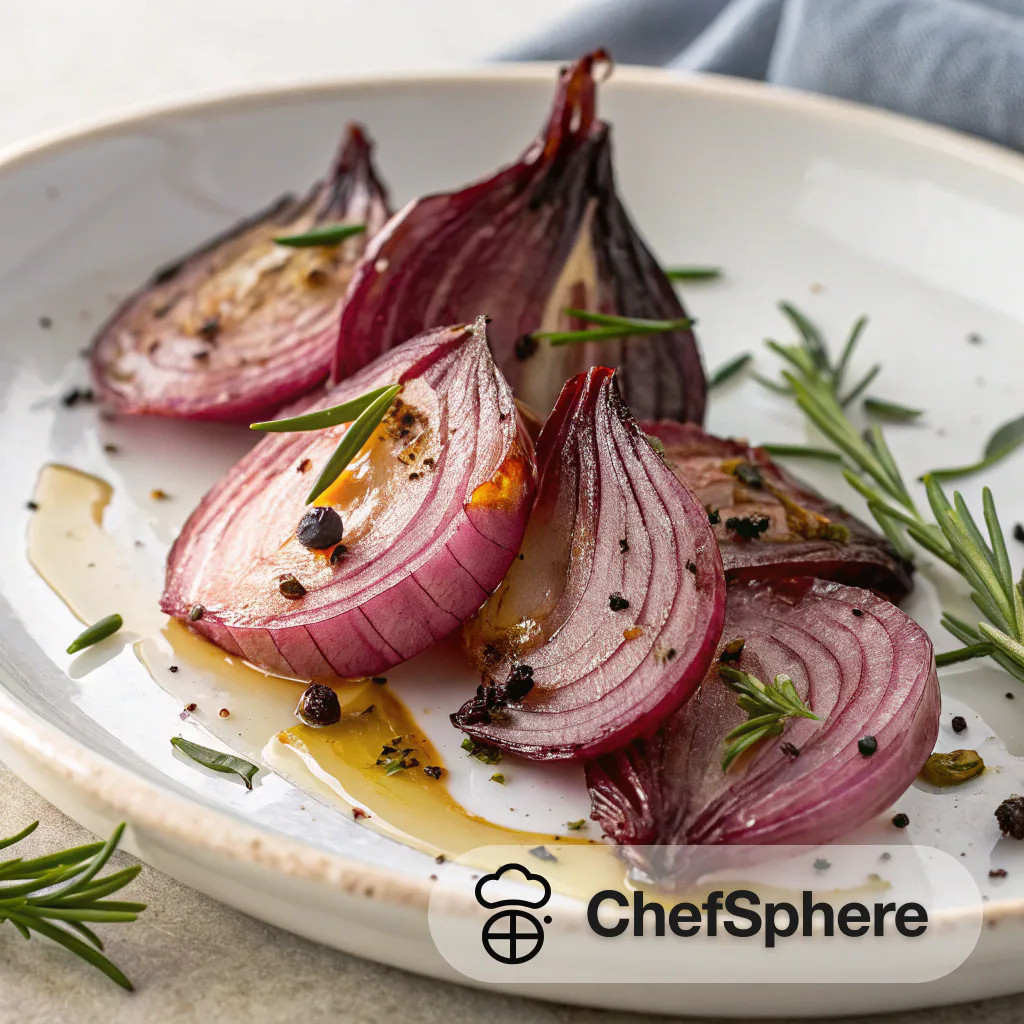 Herbed Roasted Red Onion Petals