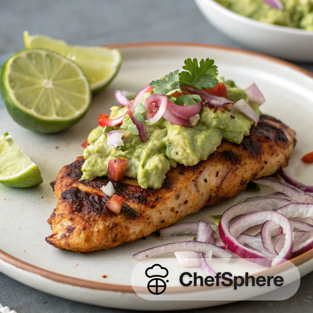 Spicy Grilled Chicken with Avocado Salsa