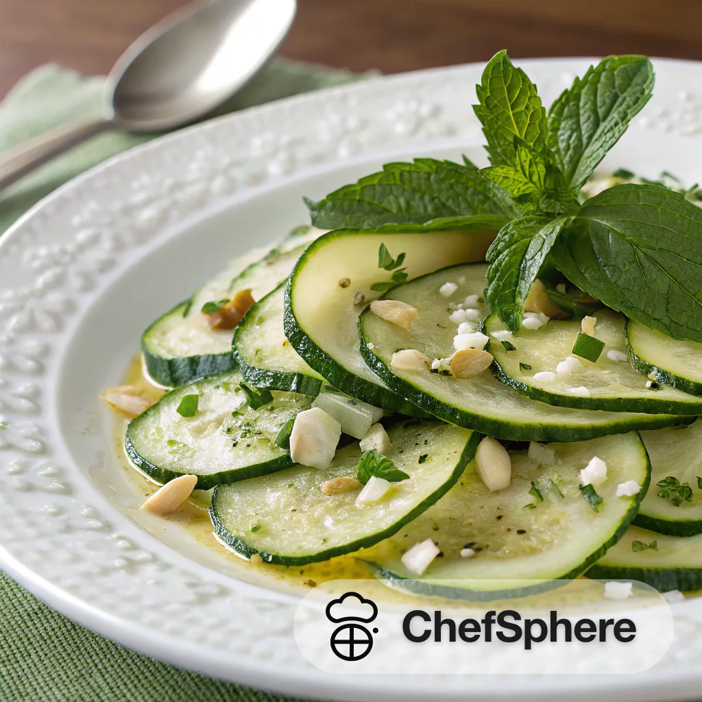 Zesty Zucchini with Mint and Garlic