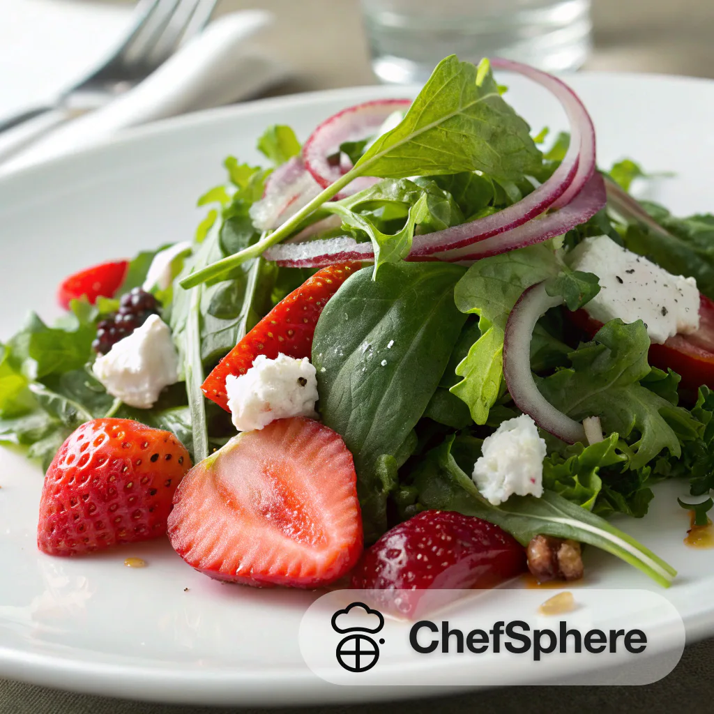 Green Salad with Goat Cheese &