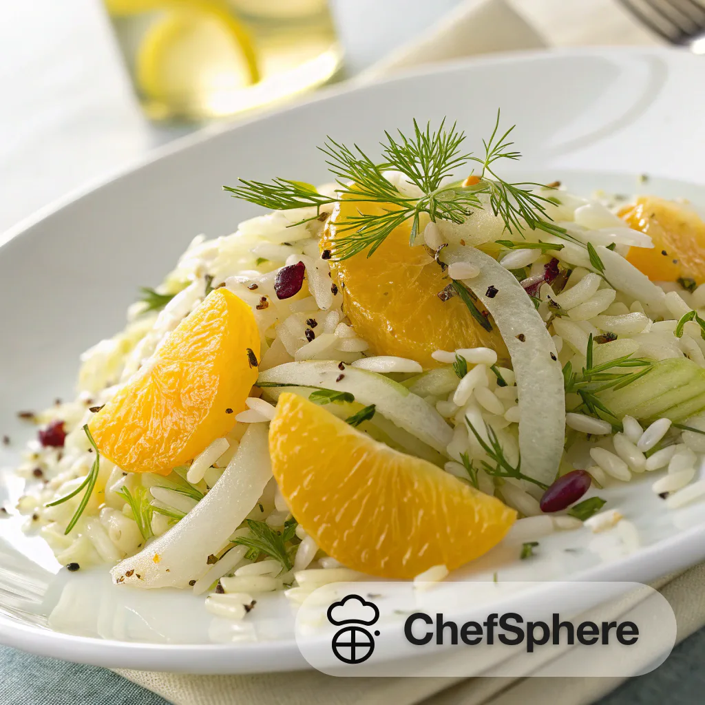 Fennel Rice Salad with Zesty Twist