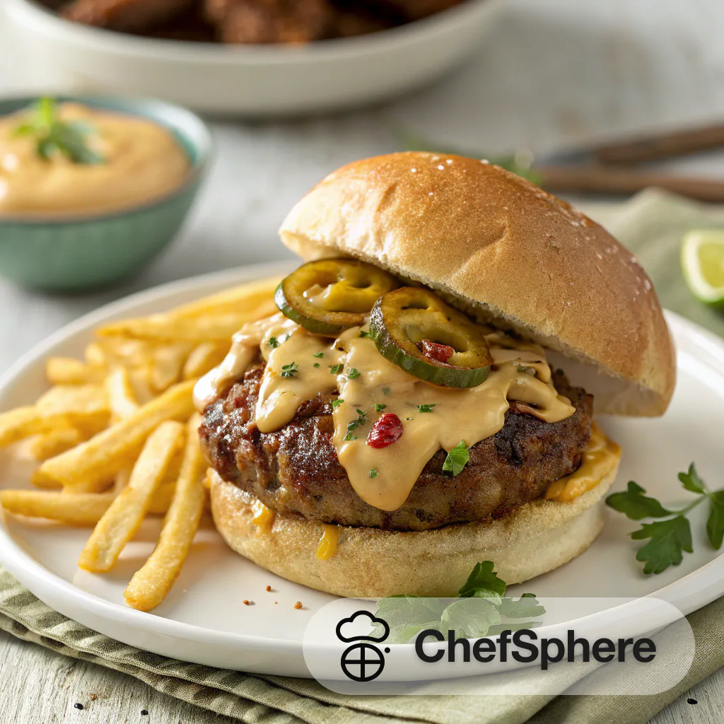Cajun Spiced Louisiana Burger Twist