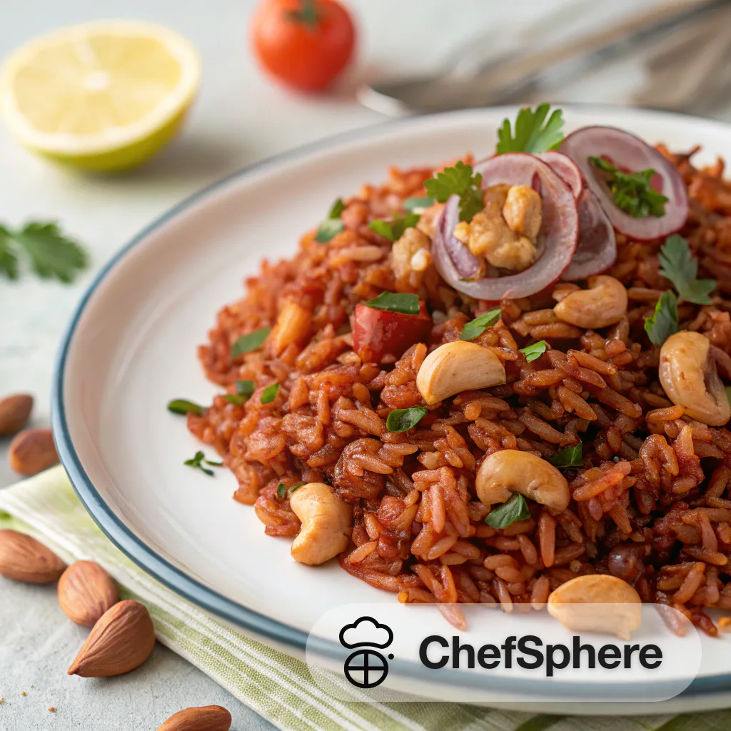 Red Rice Nut Pilaf Recipe