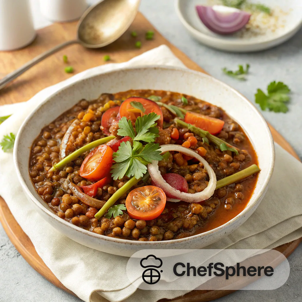 Spicy Lentil Stew for a Crowd