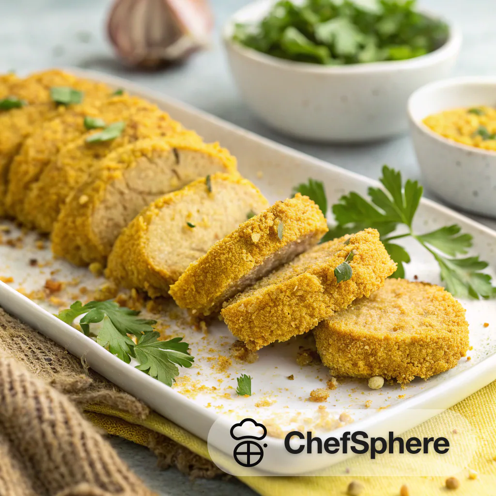 Crispy Cornmeal-Coated Seitan for Crunchy Satisfaction