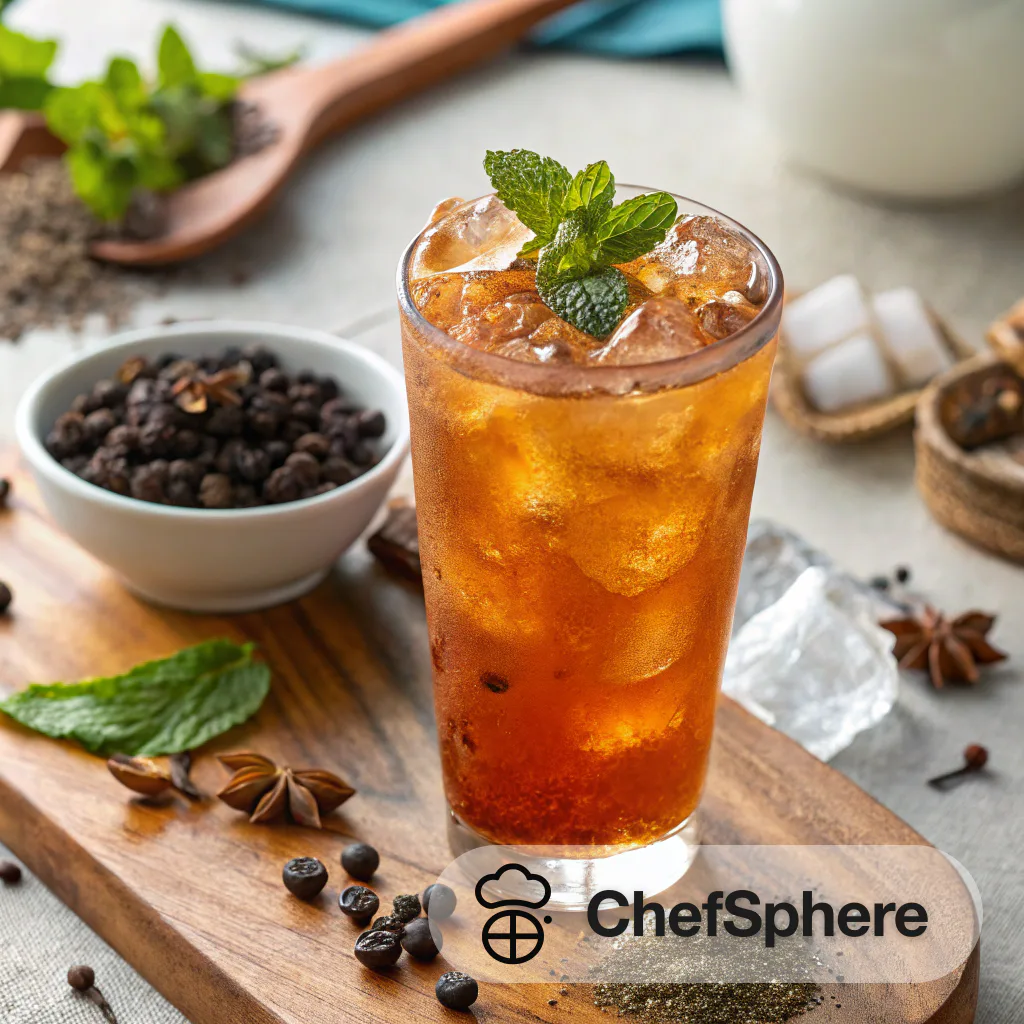 Chilled Spiced Ice Tea Refresher