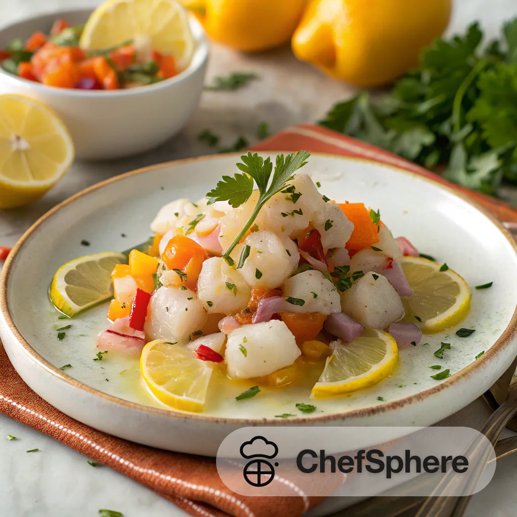 Zesty Citrus Seafood Ceviche Burst