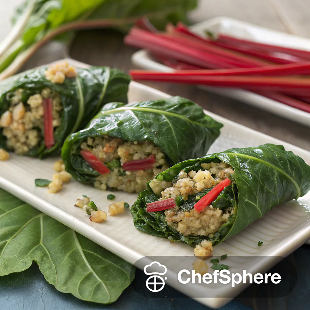 Chard Stuffed Parcels: A Savory Twist