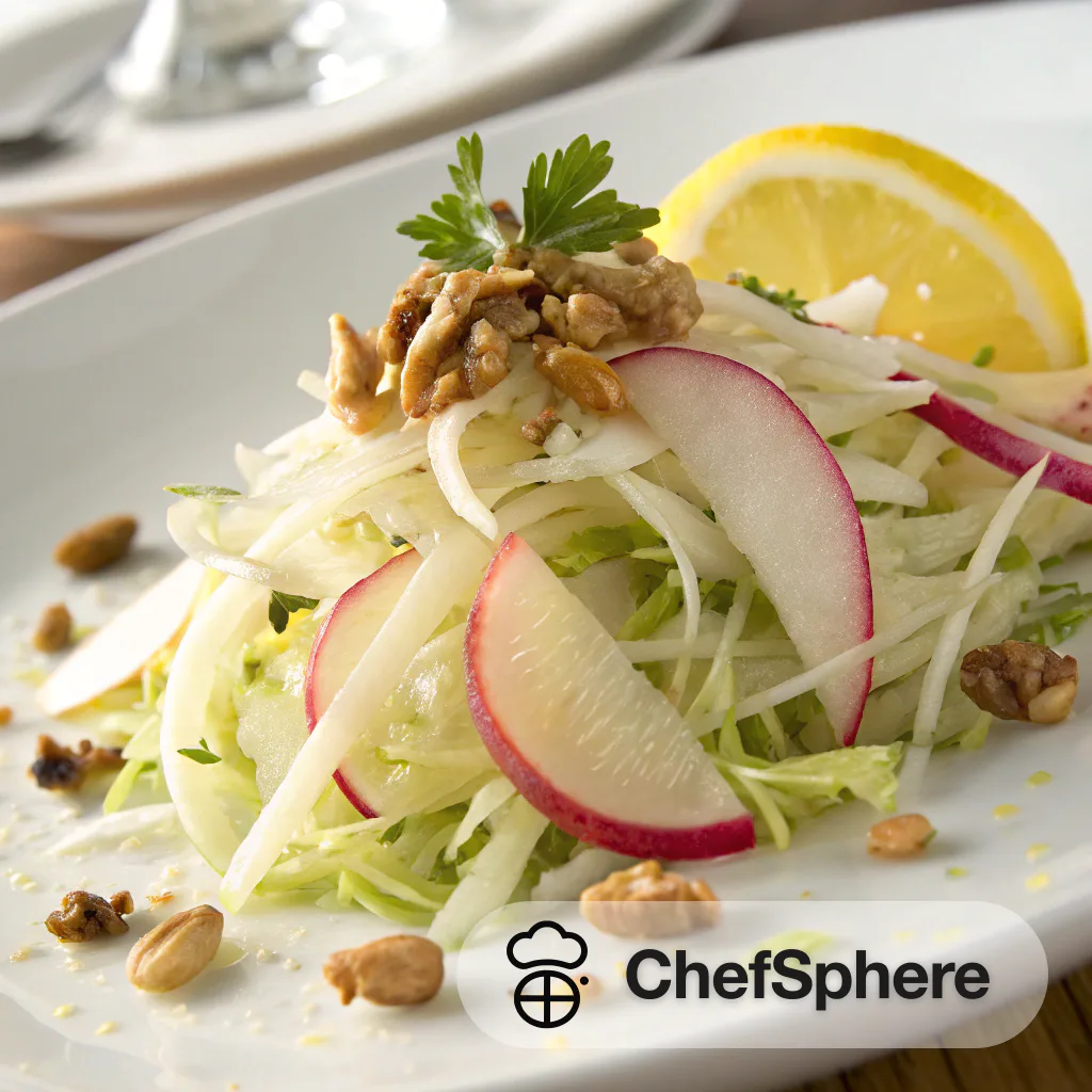 Crunchy Kohlrabi Salad with Apple &