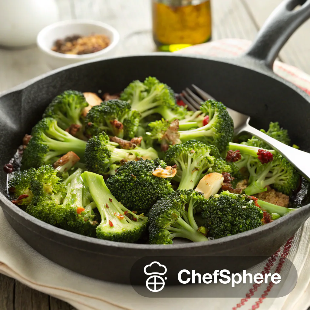 Quick Skillet Broccoli Side Dish