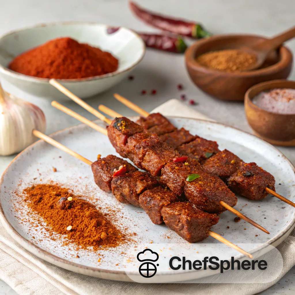 Bold African Spice Meat Skewers