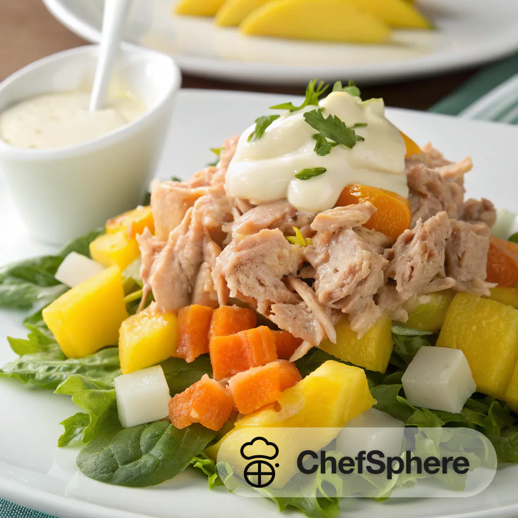 Tuna Tropical Fruit Zesty Salad