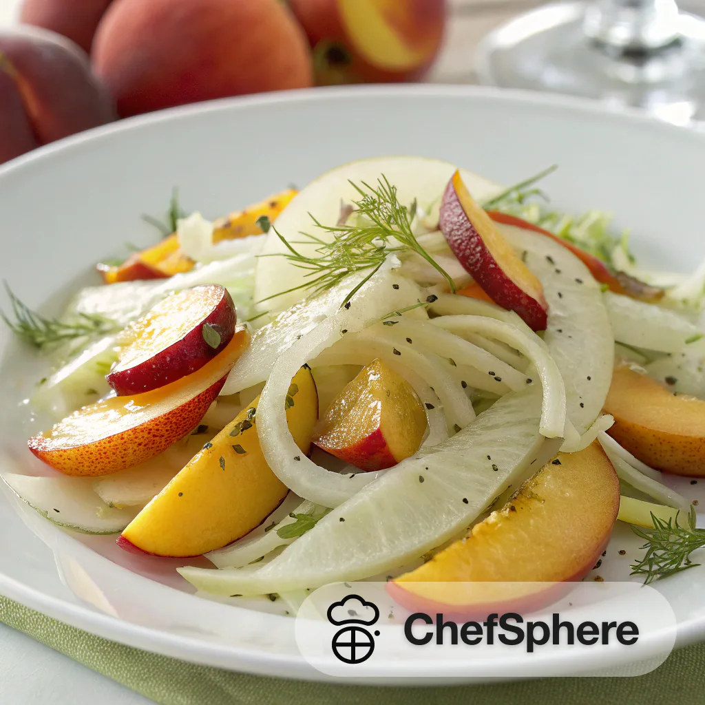 Peach and Fennel Summer Salad