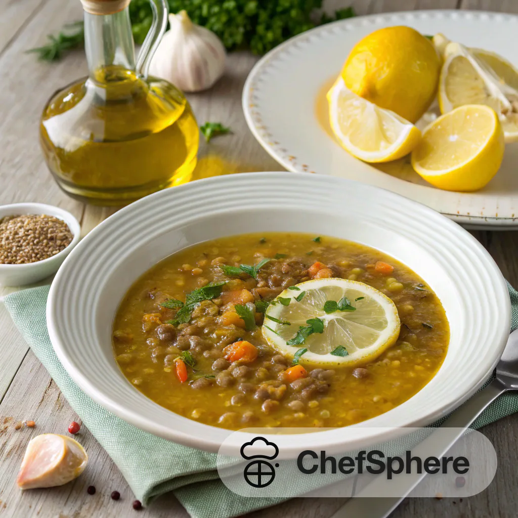 Lemony Lentil Soup for a Soul