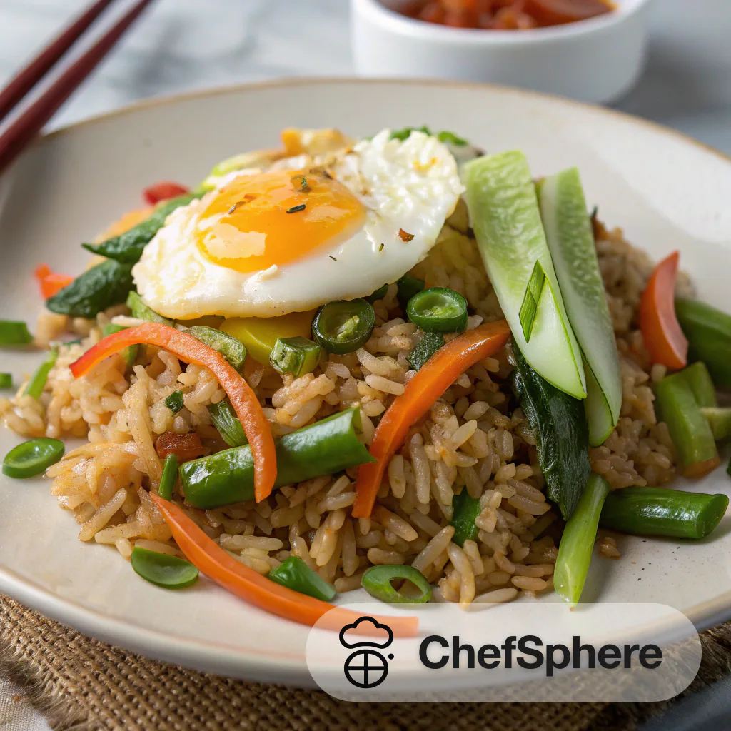 Egg and Vegetable Rice Stir-Fry