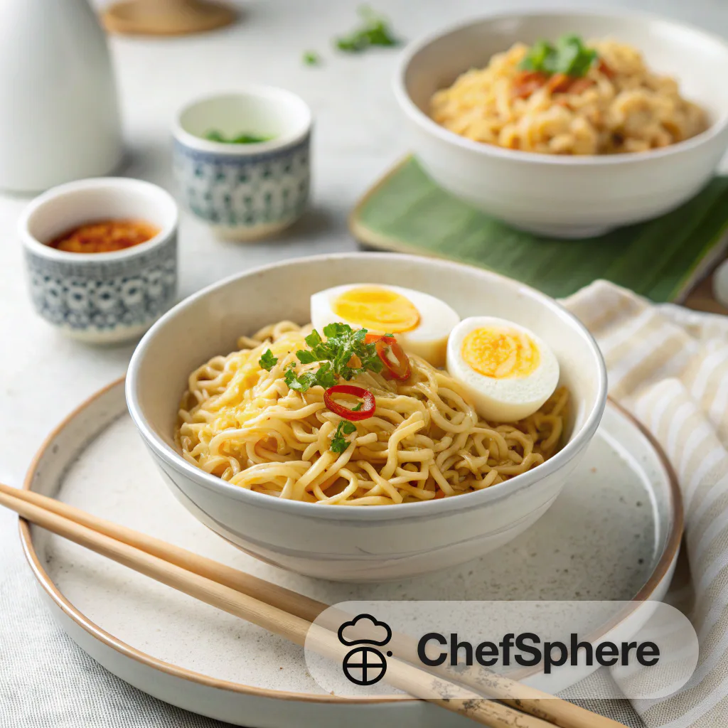 Zesty Topped Instant Noodles