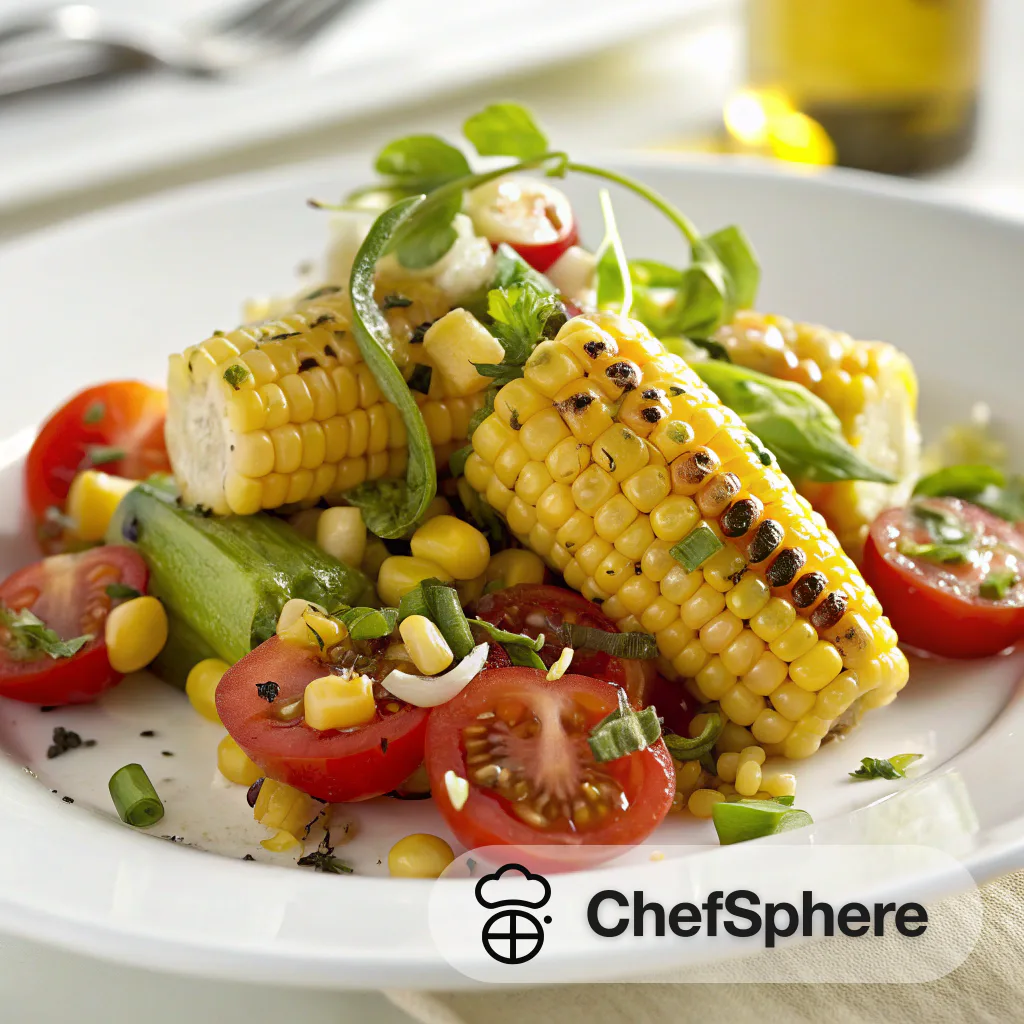 Grilled Corn Summer Salad Burst