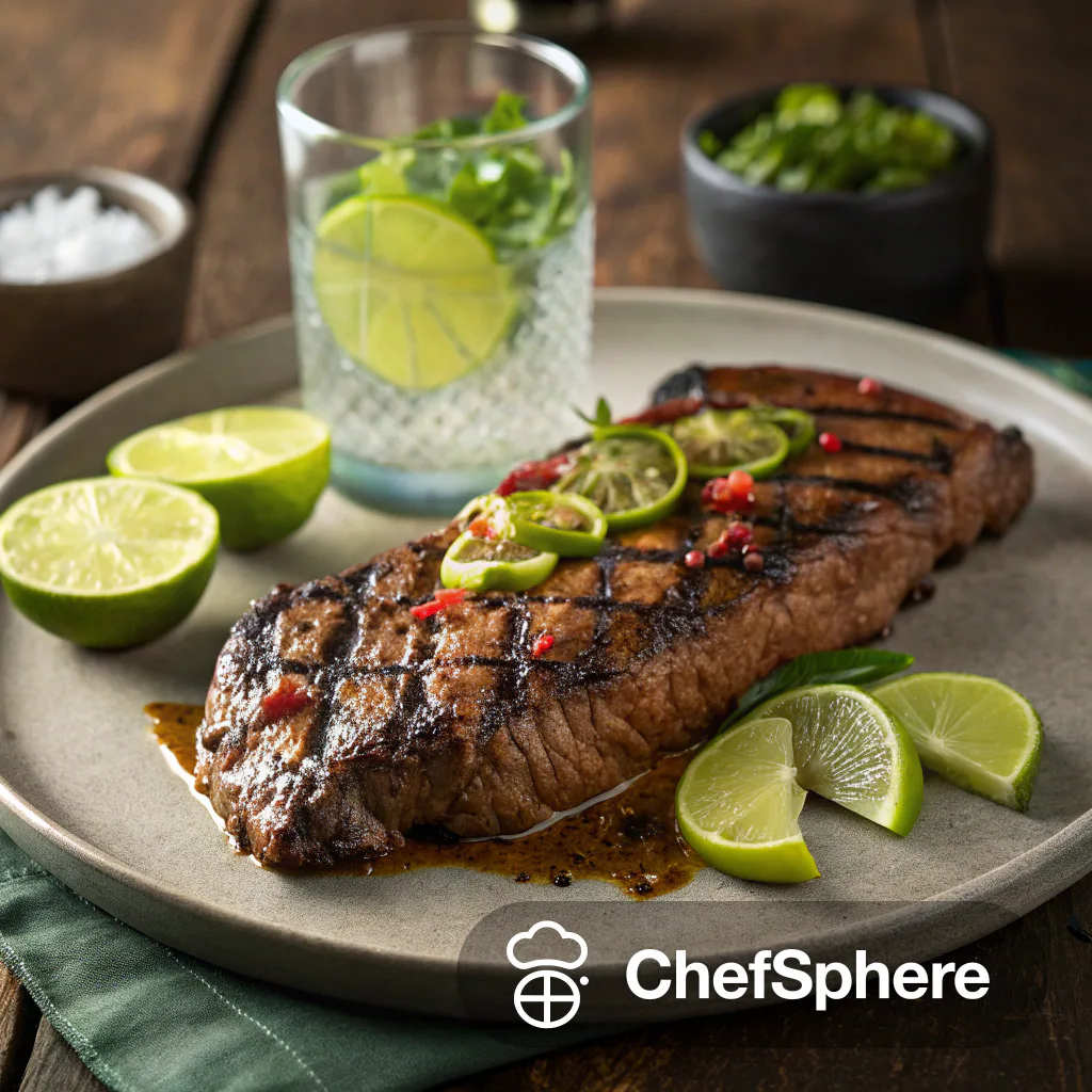 Smoky Lime Grilled Chipotle Steak