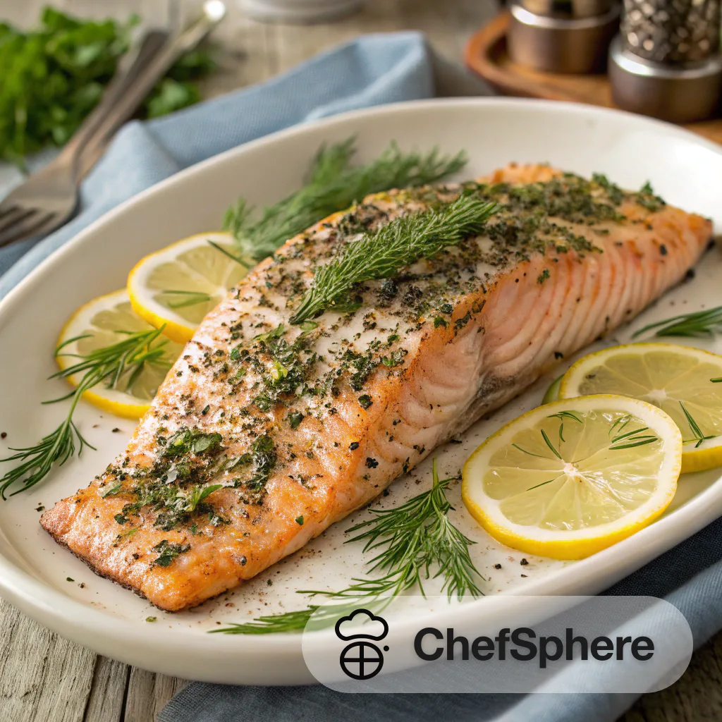 Herbed Roasted Salmon for Flavorful Dinner