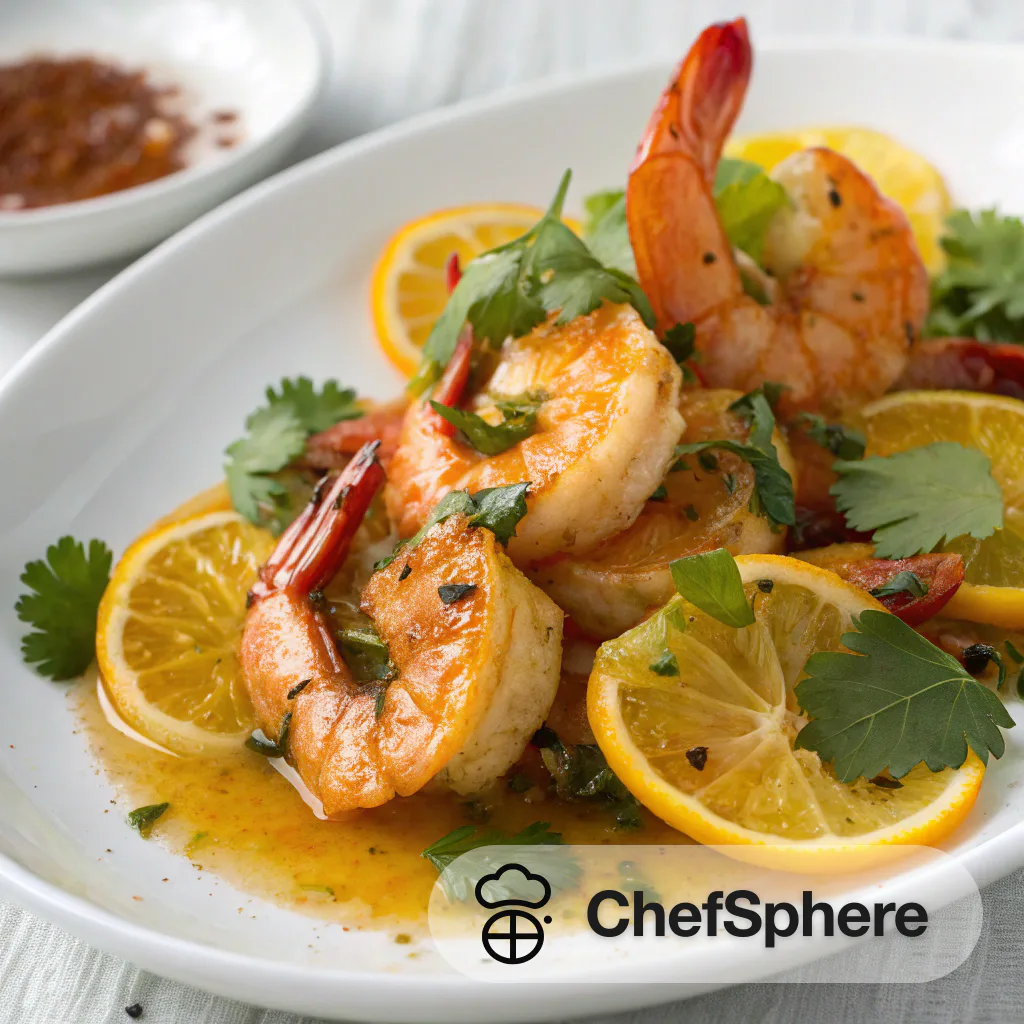 Citrus Chili Glazed Prawns Recipe