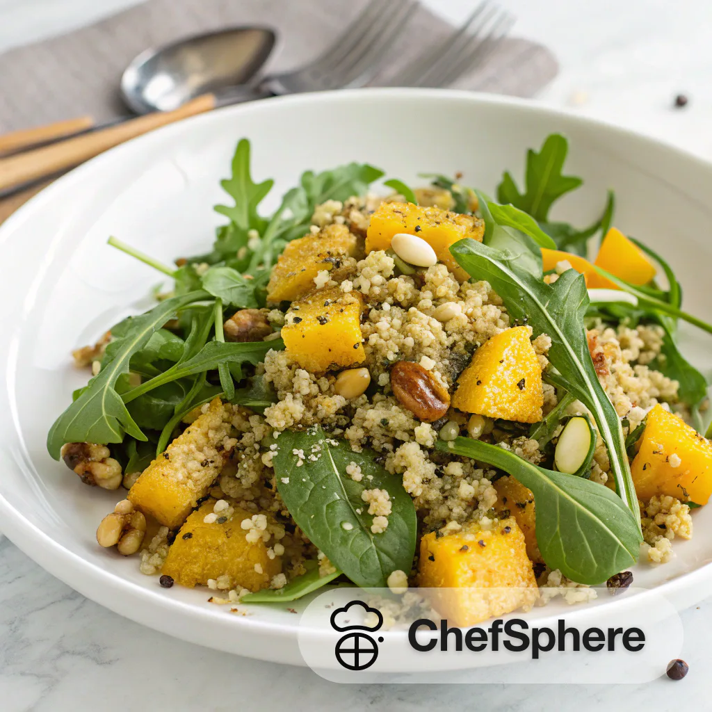 Quinoa Squash Salad with Arugula