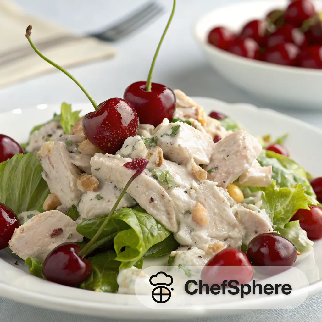Creamy Horseradish Chicken Cherry Salad