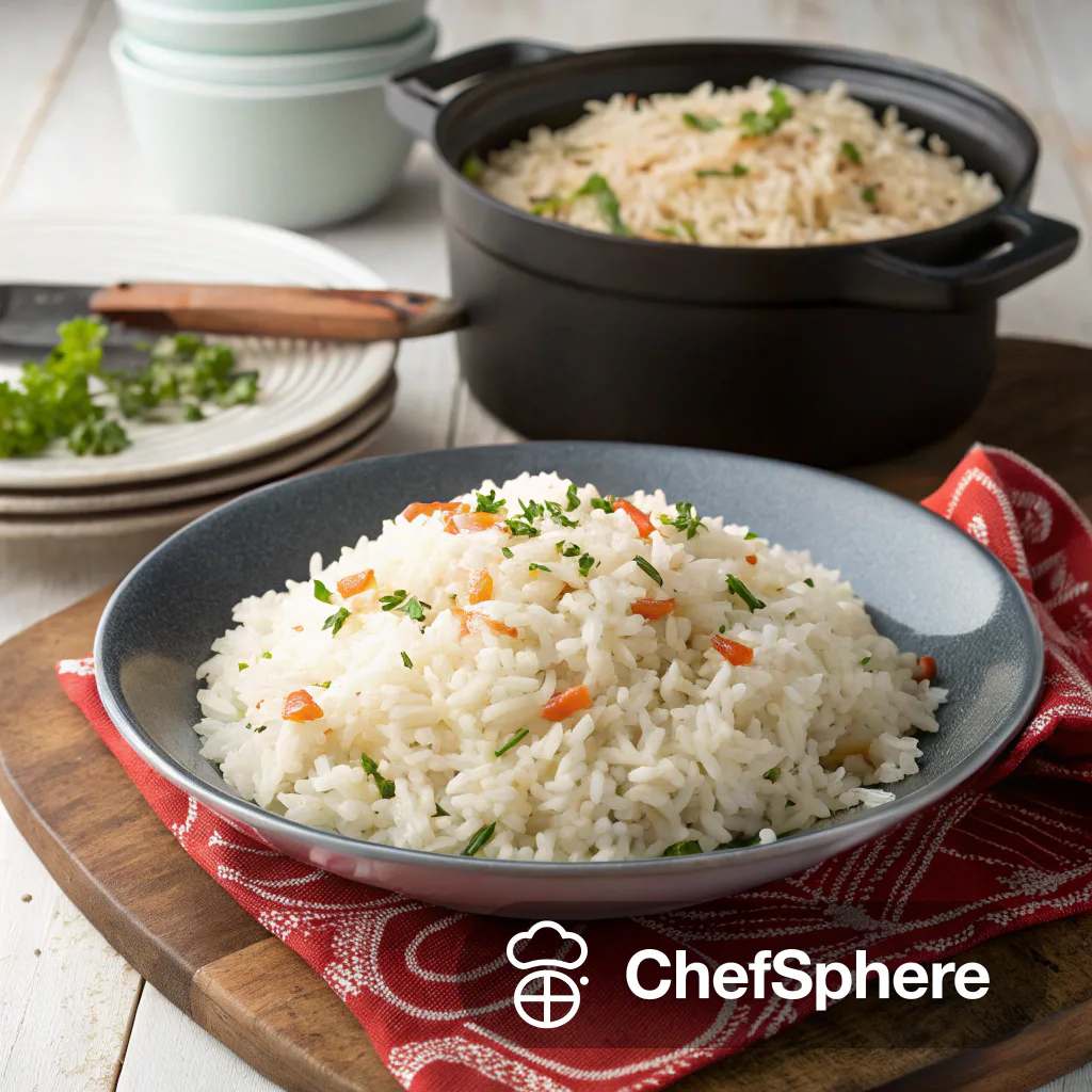Dutch Oven Fluffy Rice Recipe