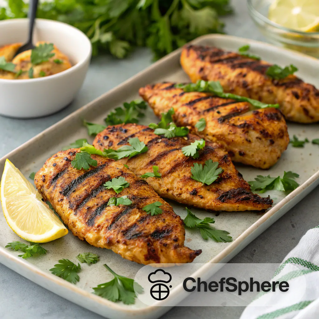 Moroccan Spiced Grilled Chicken Tenders