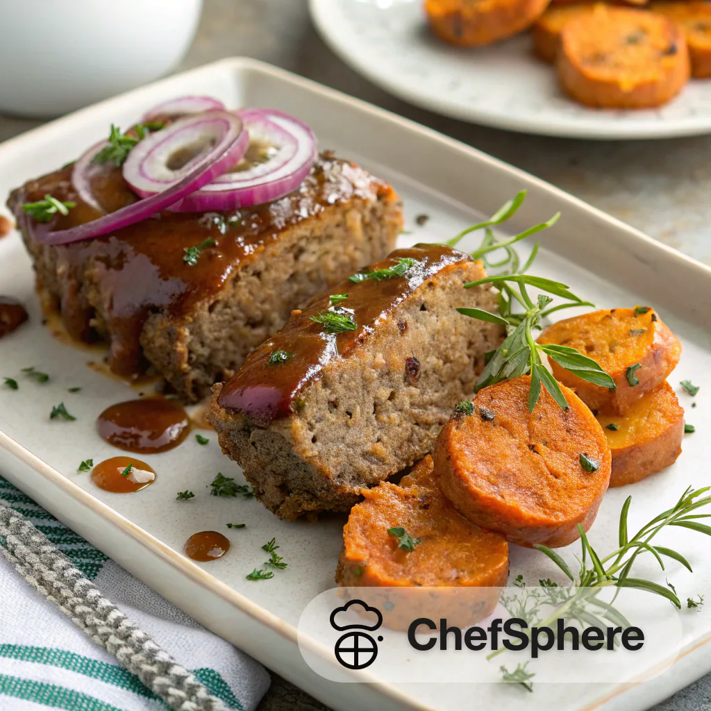 Creole Meat Loaves with Sweet Potatoes