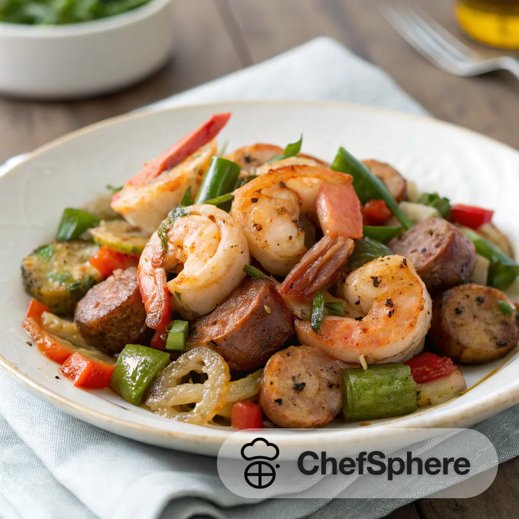 Sausage Shrimp Okra - Bold Flavors