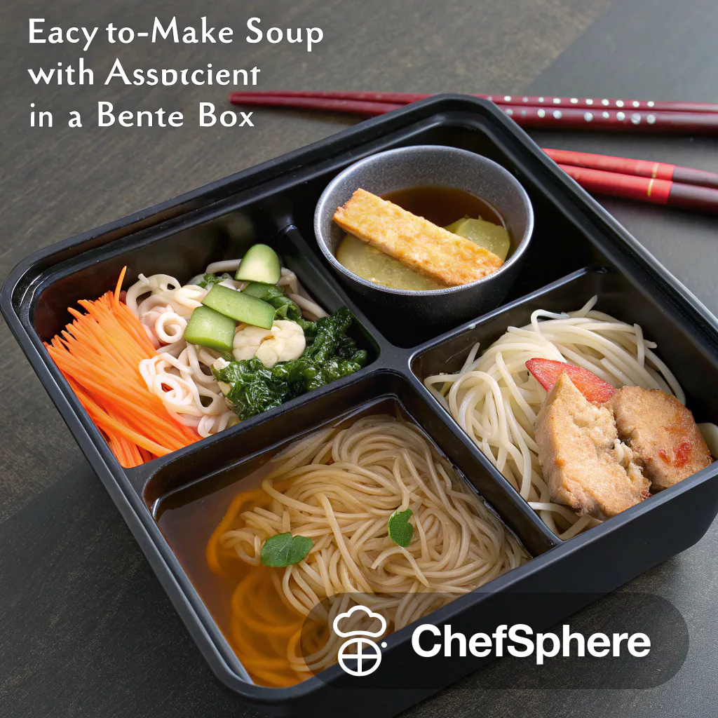 Bento Box Assorted Ingredient Soup