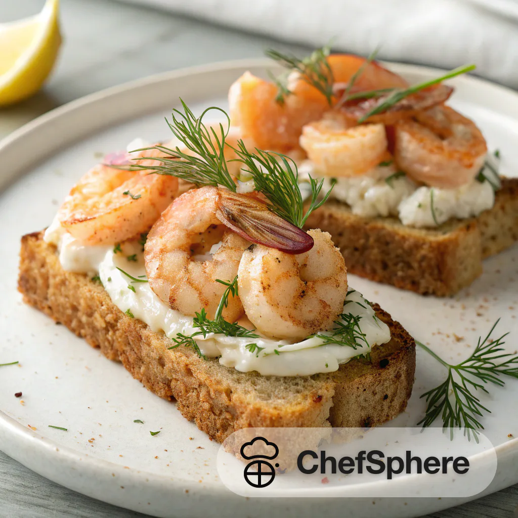 Swedish Shrimp Toast with Crispy Twist