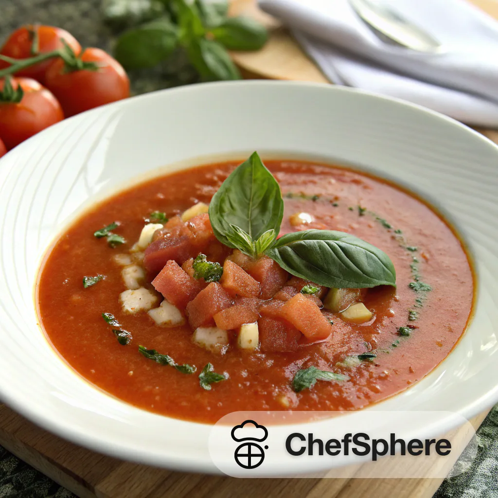 Tomato Basil Soup: Rich and Aromatic