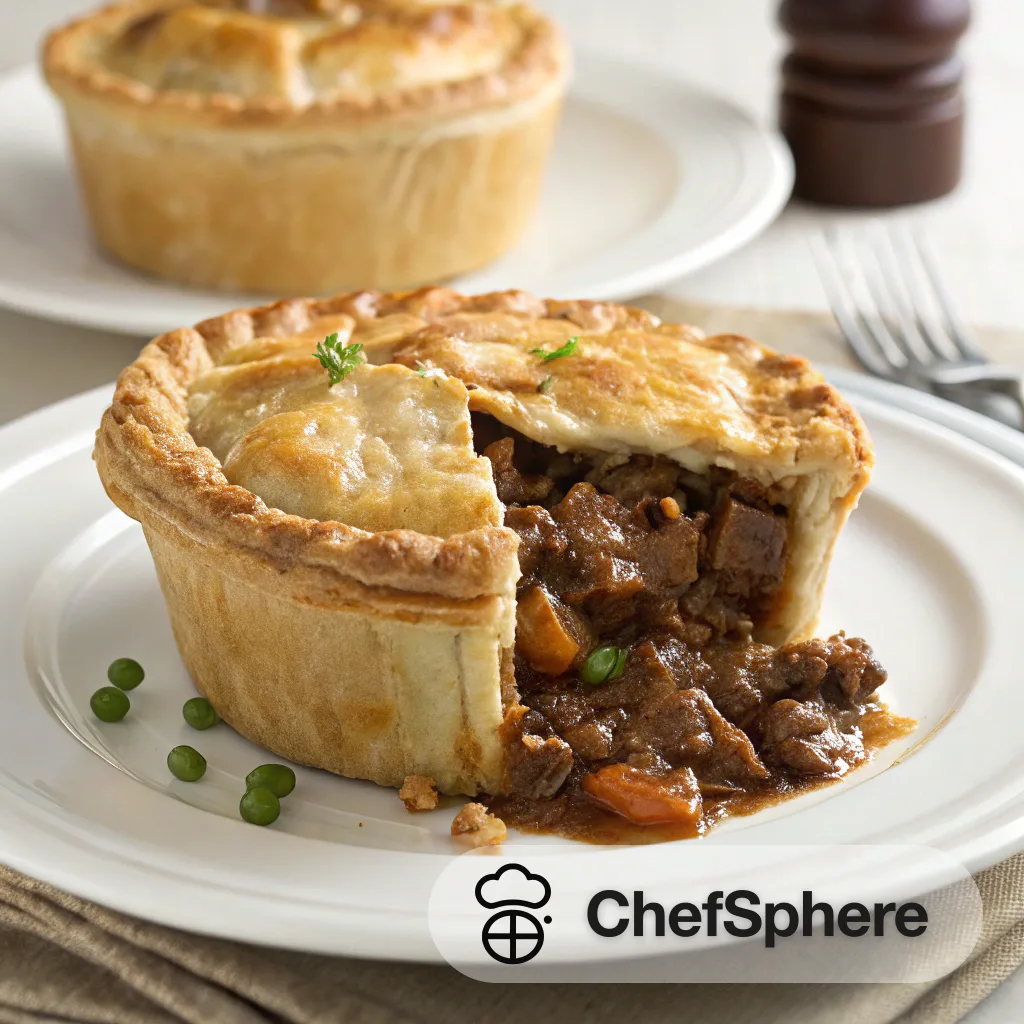 Beef Spiced Pie: Flaky and Savory