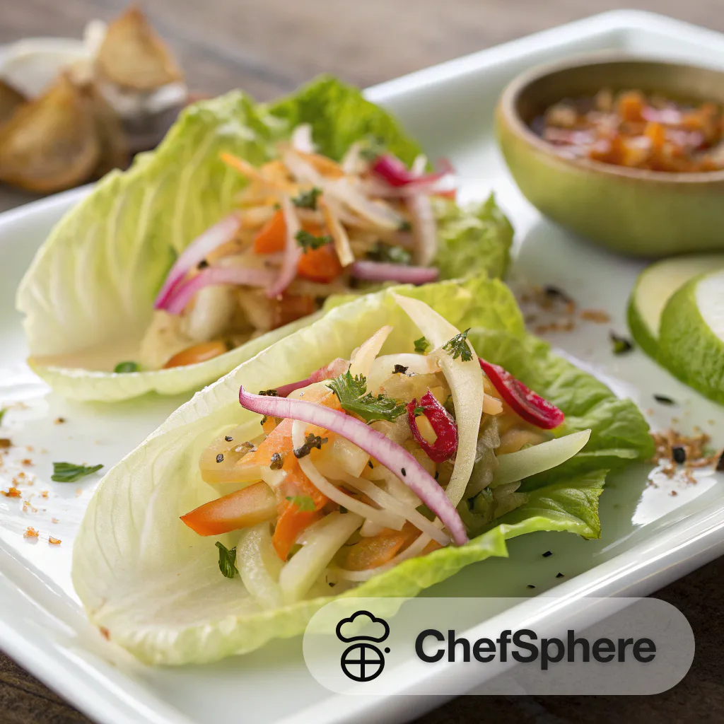 Pickled Veggie Lettuce Wraps