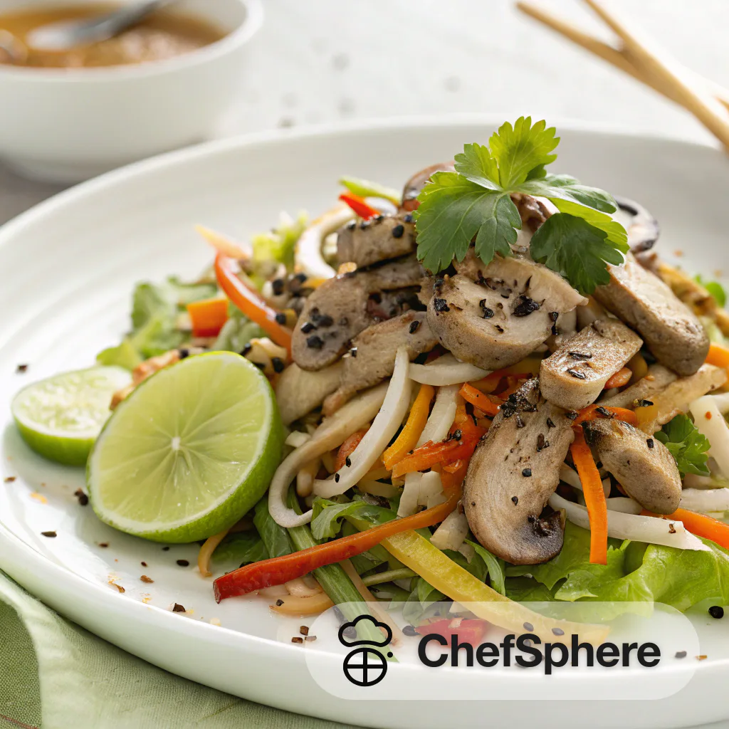 Thai Forest Mushroom Zesty Salad
